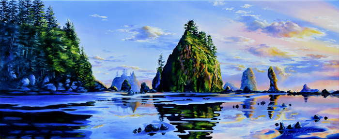 Point Of The Arches painting