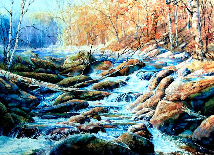 northern wilderness landscape painting