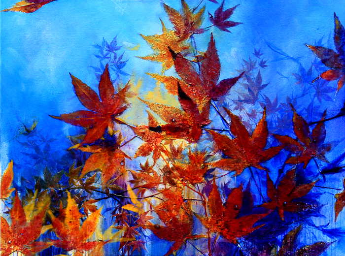 autumn leaves painting
