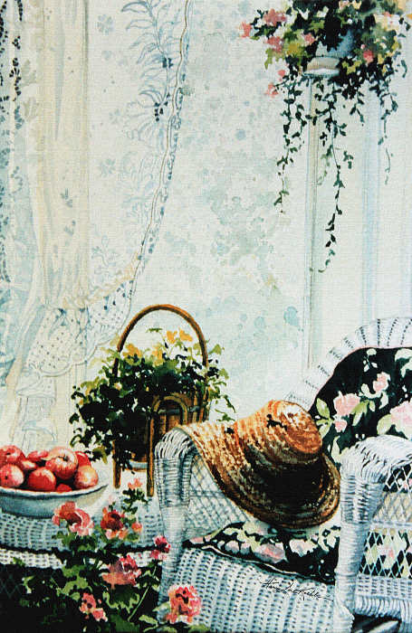 sun room still life painting