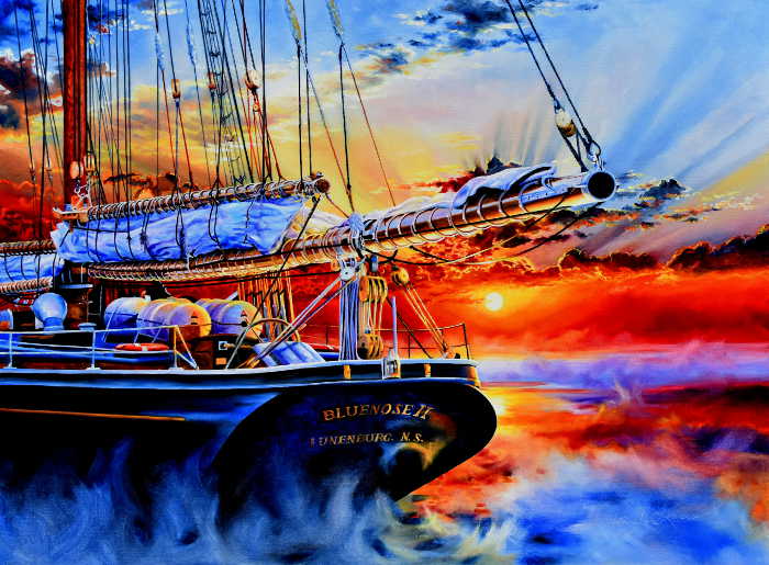 Bluenose painting