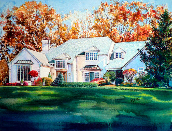 Toronto home portrait commission