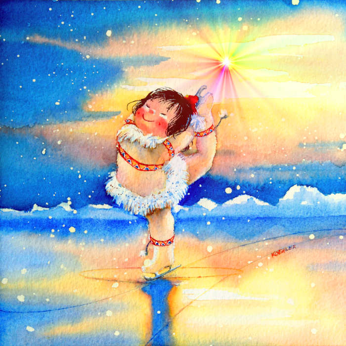 child figure skating art for kids