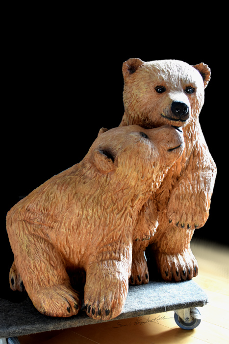 canvas art photography prints of carved wood cookie molds