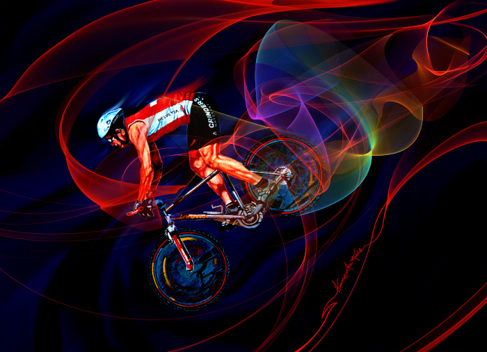 whitewater rafting painting