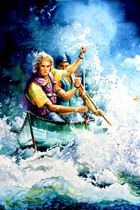 white water canoeing