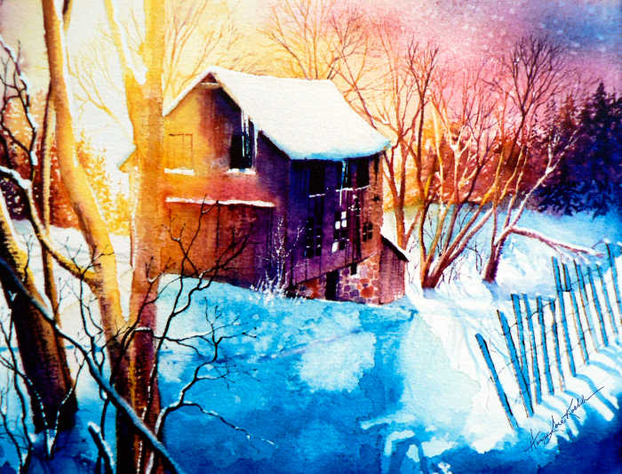 winter painting