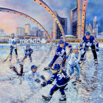 Shinny Fun Hockey Painting