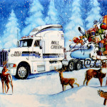 Millcreek Christmas Sleigh Card