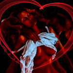 Hearts And Lace Lovers Valentine