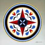 Barn Quilt Hex Designer Art Prints