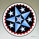 Barn Quilt Star Hex Art Prints