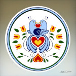 Pennsylvania Dutch Distelfink Hex Prints