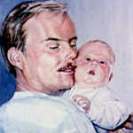 father and son portrait