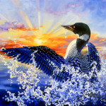 Loon Oil Painting