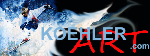 winter sports art skiing, snowboarding, skating paintings